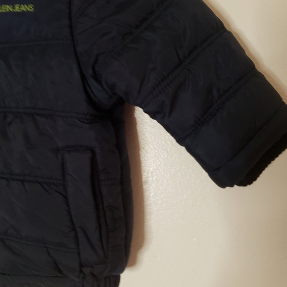 Calvin klein jeans infant boys coat.sz.12 mths.condtion.used like new.exelent . - Picture 3 of 7